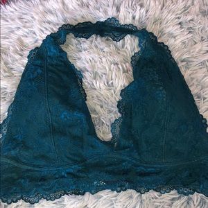 Aeropostale | Blue Lace Halter Bralette